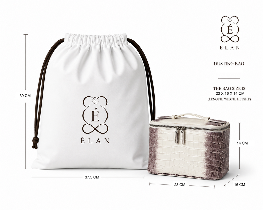 Élan Himalayan Croc Vanity Bag